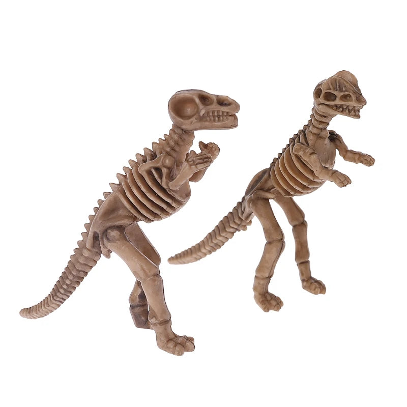 12Pcs Dinosaur Skeleton Fossils Assorted Bones Figures Toys Kids Christmas Gift
