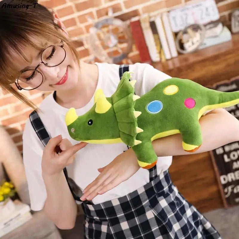 Cute Dinosaur Plush Toys Fat Dinosaur Stuffed Animals Dolls Soft Plush Big Dino Tyrannosaurus Birthday Gifts for Kids Girls Boys