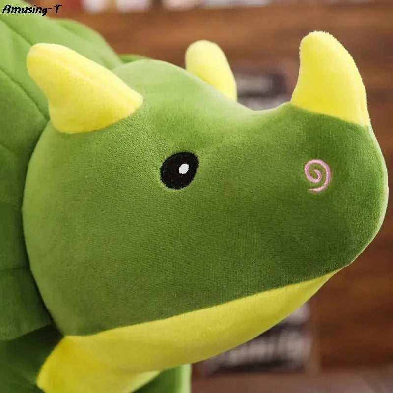 Cute Dinosaur Plush Toys Fat Dinosaur Stuffed Animals Dolls Soft Plush Big Dino Tyrannosaurus Birthday Gifts for Kids Girls Boys