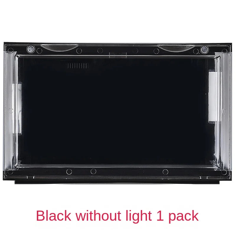 Transparent Luminous Shoe Box Side Door Acrylic Plastic Basketball Shoe Storage Box Net Red Shoe Wall anti Oxidation