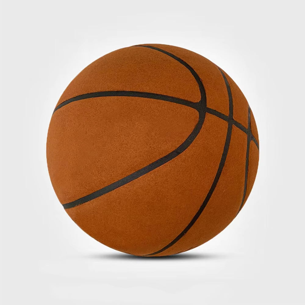 Grooved Silent Basketball 29.5'' Foam Basketball Indoor Training Silent Ball Dribbling Indoor Quietly Bounce Basketball No Noise