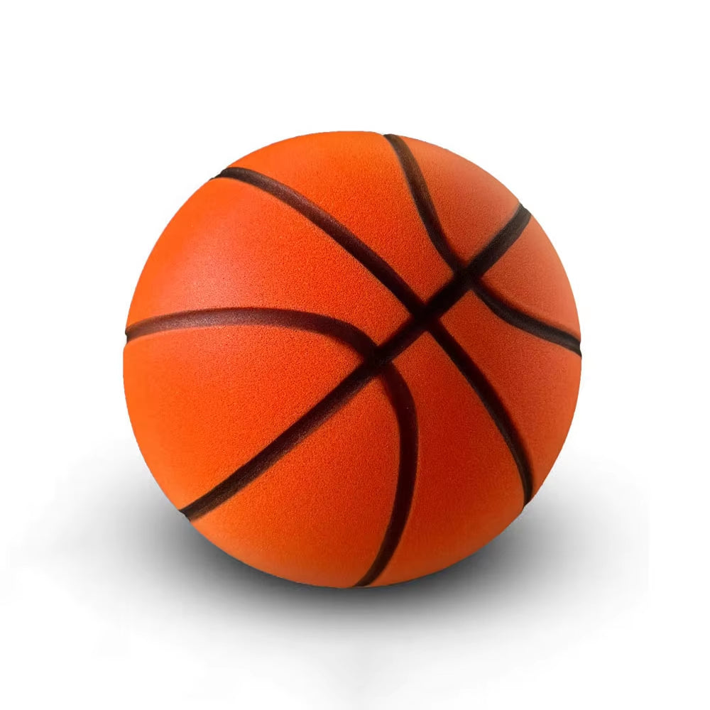 Grooved Silent Basketball 29.5'' Foam Basketball Indoor Training Silent Ball Dribbling Indoor Quietly Bounce Basketball No Noise