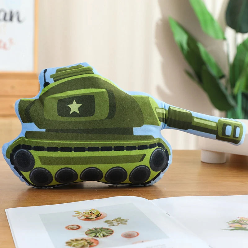 Cartoon Police Car Fire Truck Excavator Plush Toys Stuffed Doll Hug Pillows Chair Cushion Kids Children Boys Gifts Room Decor