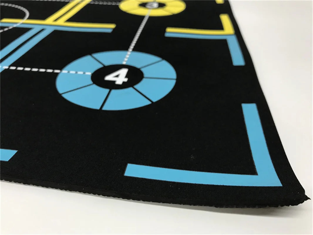 Nonslip Basketball Training Mat Children and Adults Indoor Basketball Dribble Control Training Mat No Noise Thickening Material